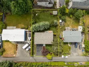 Shy 1/3 acre lot.