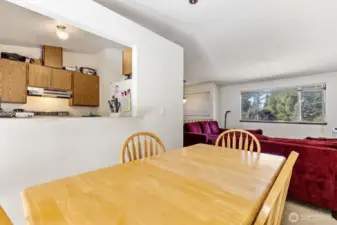 Dining Room with Pass Through window.