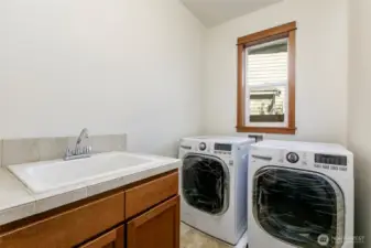 Main floor laundry room