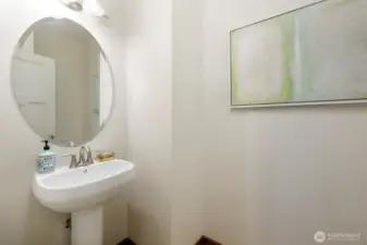 Main floor powder room