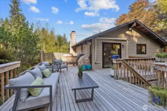 Extra large deck