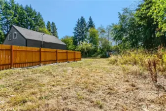 Yardspace Behind Structures