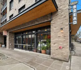 Ben's Bread! Literally steps away from your front door.