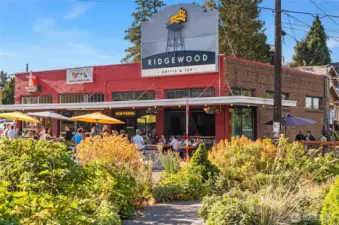 Two blocks from RidgeWood Bottle & Tap.