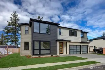 Actual photo of lot 3; home is still under construction.