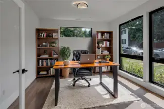Home office potential, great natural light (virtually staged, photo of similar home in separate community)