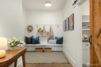 Mudroom Entrance off of the breezeway