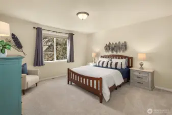 Another generously sized upper-level bedroom with plenty of room for a queen or king.