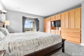 Primary bedroom with deck access