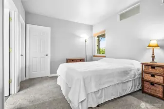 Lower level ADU bedroom