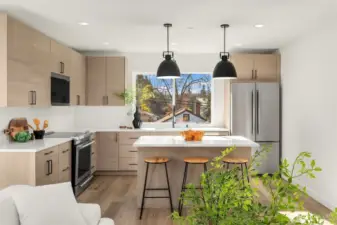 Photo from model home with similar floor plan