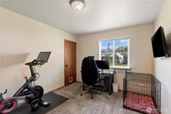 Second bedroom upstairs with a private ensuite bathroom
