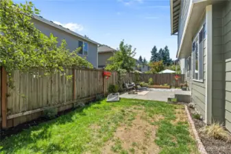 Yard for entertaining
