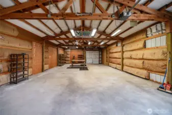 Interior of the shop facing west