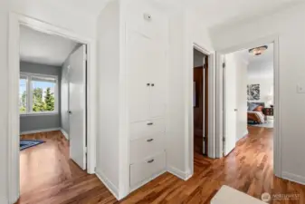 Upstairs outer hallway