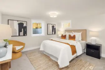 Lower level bedroom