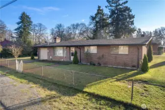 Beautiful brick one story.