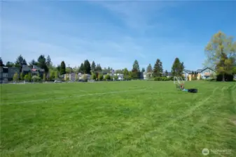 Fairmount Park is adjacent to the property.