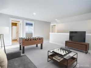 Upstairs Loft space can offer relaxing space and recreation