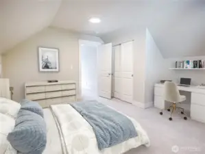 NUmber two of the tow upstairs bedrooms