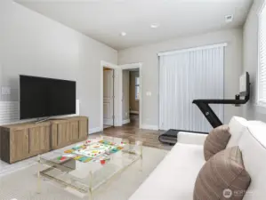 recreation room on first level suite