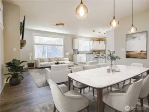 Large Windows let in all the light