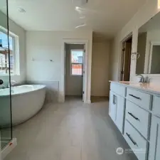 Primary Bath is very spacious!