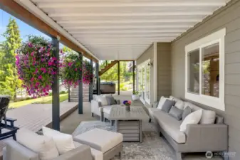 Covered patio!