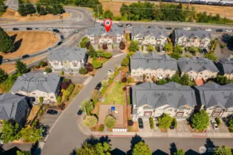 A beautiful community and great playground steps from the front door!
