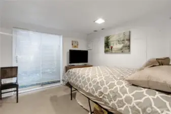 Basement bedroom