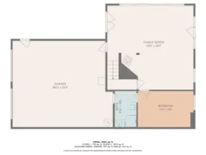 Lower Level Floorplan - Buyer to verify measurements.