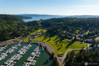 Residents get moorage discount. Boat Launch conveniently located next to marina. Marina now has EV chargers!