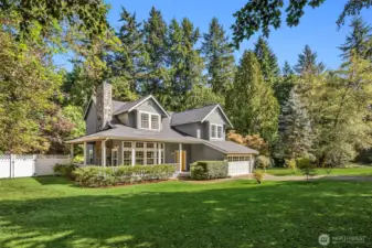 View of the house from the NW side of the property