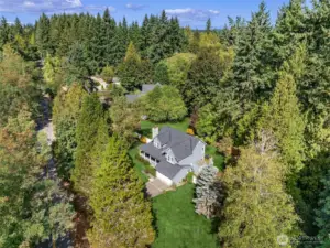 Sweet home situated on a sunny, level lot. Old Mill Rd is one of Bainbridge Island's oldest roads, established for the logging trade. The neighborhood is quintissential Old Bainbridge.