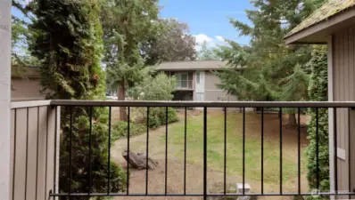 Balcony With Outdoor Storage.