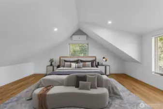 Relax and recharge in this serene retreat. Virtually staged.