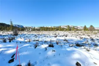 Looking SW towards Green Meadows Dr.