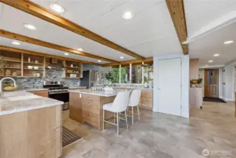 Updated kitchen with eating space.