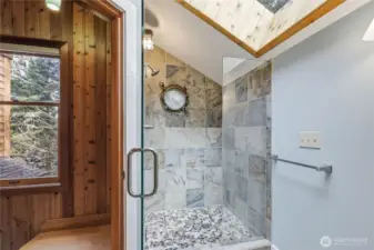 Main bathroom shower.