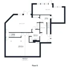 Finished basement floorplan