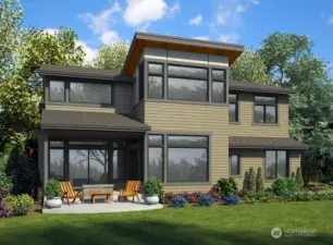 Plans and elevations are artist's renderings only, and may not accurately represent the actual condition of a home as constructed.  May contain options or furnishings which are not standard.