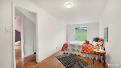 Upstairs guest bedroom.