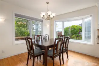 Dining room with a view of the garden