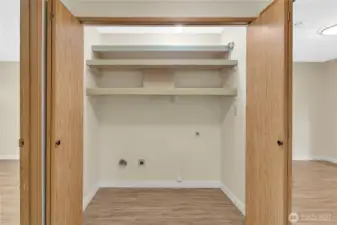 Laundry area.
