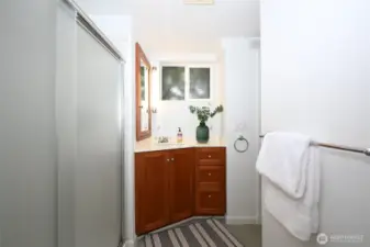 3/4 bath in basement