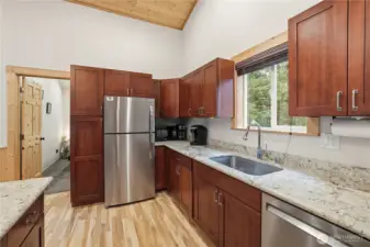 Kitchen in ADU above Shop