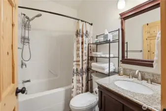 Full Bathroom in ADU above Shop