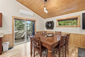 Dining Area in ADU above Shop