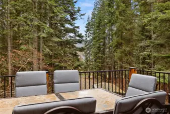 Apartment Deck w/partial lake view