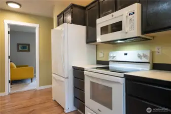 Open door is bedroom #1 or office.